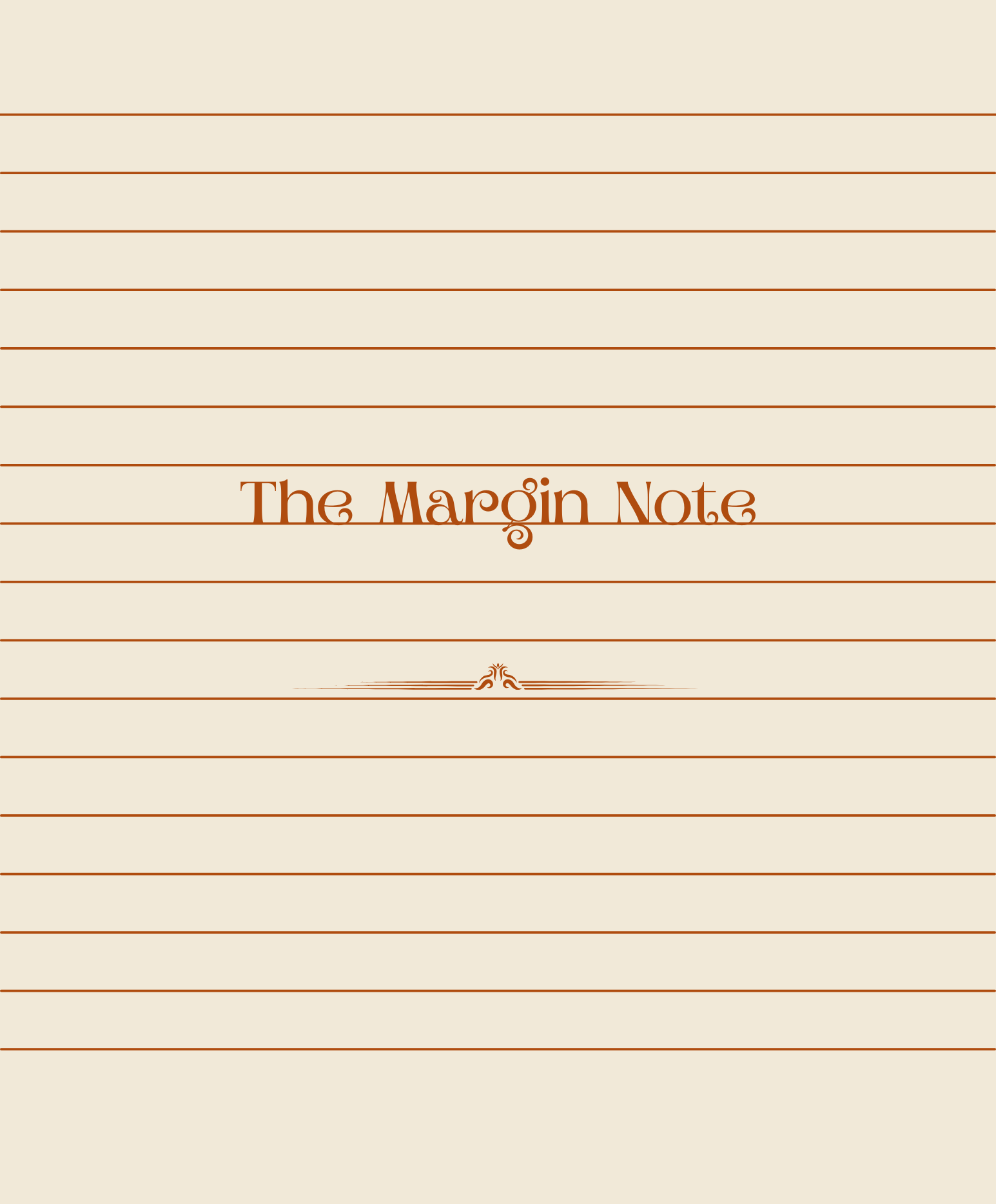 The Margin Note